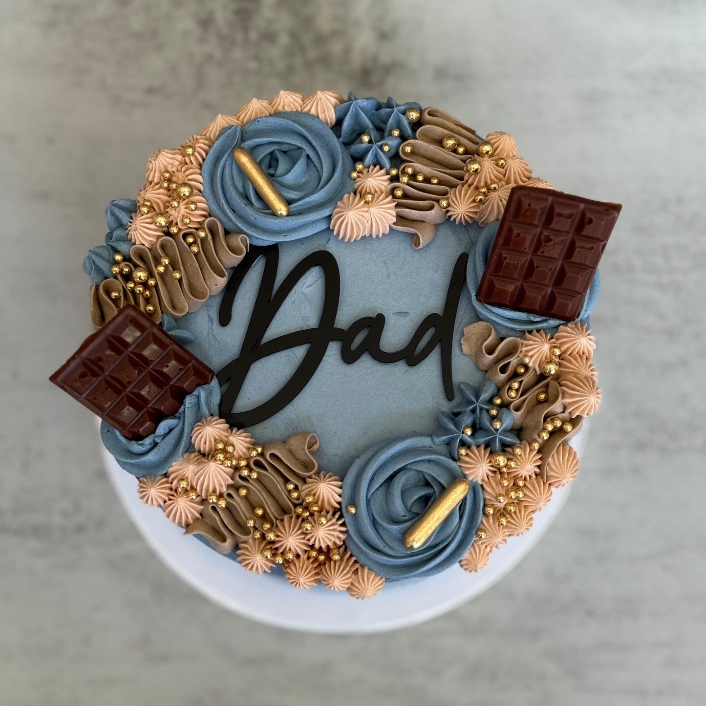 Father's Day Mini Dad Cake