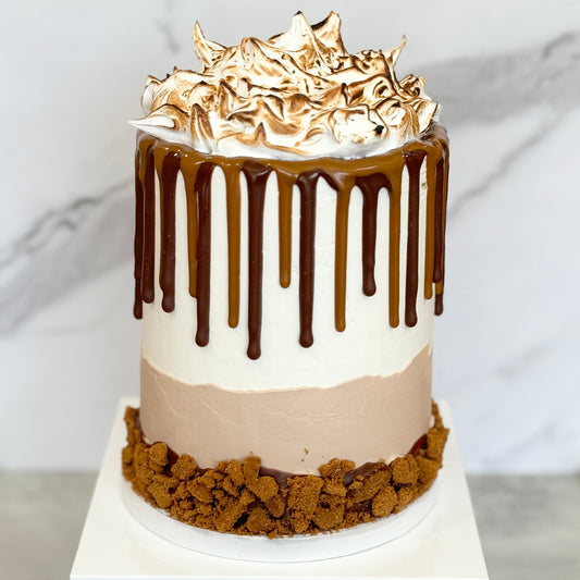 EPIC Biscoff S’mores Cake