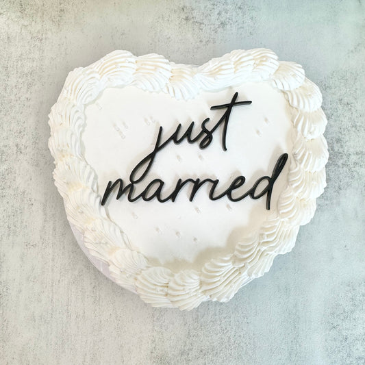 Just Married Cake